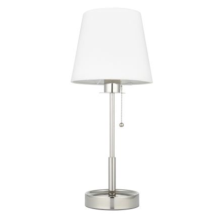 Endon 99596 - Stolní lampa 1xE27/10W/230V bílá/lesklý chrom