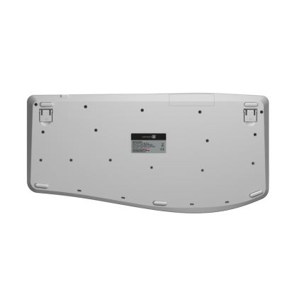 Ergonomická bezdrátová klávesnice s CZ/SK lokalizací 1xAA bílá