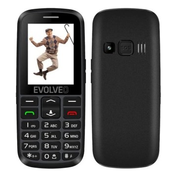 Evolveo - EasyPhone EG 2G mobilní telefon pro seniory černá