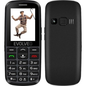 Evolveo - EasyPhone EG, 4G mobilní telefon pro seniory, černý