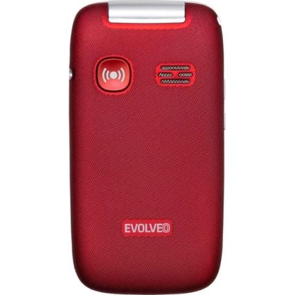 Evolveo - EasyPhone FS, vyklápěcí mobilní telefon 2.8, červená