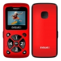 Evolveo - EasyPhone ID mobilní telefon pro seniory červená