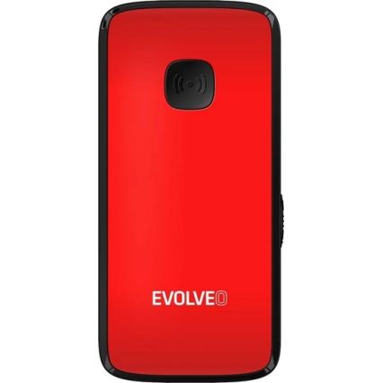 Evolveo - EasyPhone ID, mobilní telefon pro seniory, červená