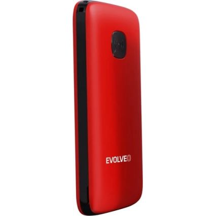 Evolveo - EasyPhone ID, mobilní telefon pro seniory, červená