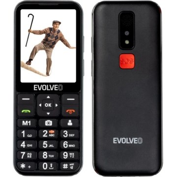 Evolveo - EasyPhone LT, 4G mobilní telefon pro seniory, černý