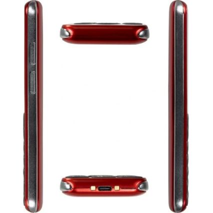 Evolveo - EasyPhone LT, 4G mobilní telefon pro seniory, červená