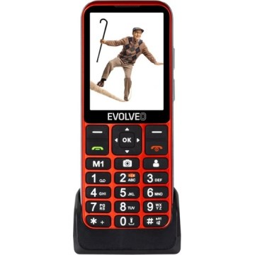Evolveo - EasyPhone LT, 4G mobilní telefon pro seniory, červený
