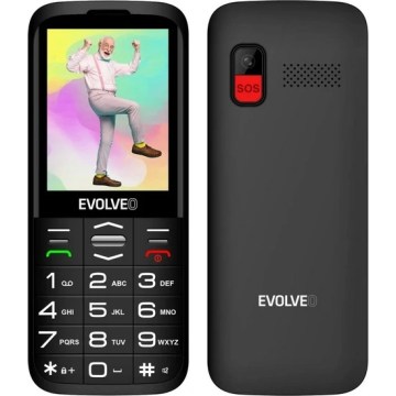 Evolveo - EasyPhone XO, mobilní telefon pro seniory, černá