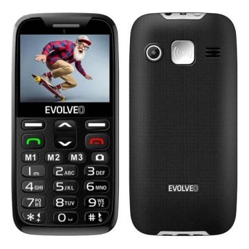 Evolveo - EasyPhone XR 2G mobilní telefon pro seniory černá