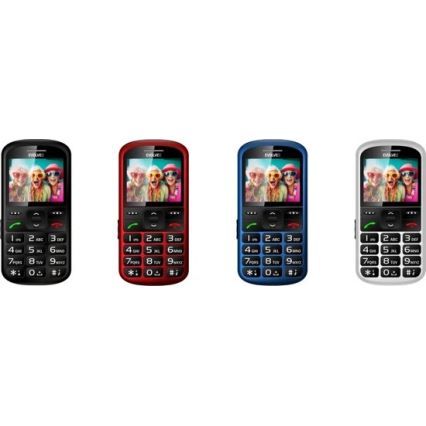 Evolveo - EasyPhone XS, mobilní telefon pro seniory, červená