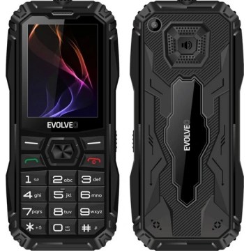 Evolveo - MaxPhone A1, tlačítkový Dual SIM telefon, černá