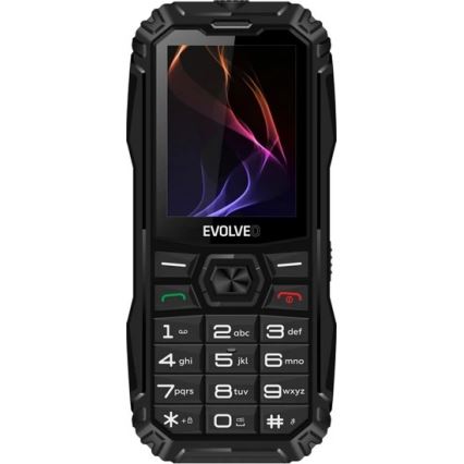 Evolveo - MaxPhone A1, tlačítkový Dual SIM telefon, černá