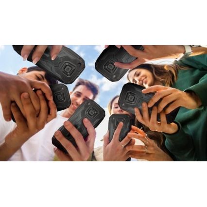 Evolveo - MaxPhone A1, tlačítkový Dual SIM telefon, černá