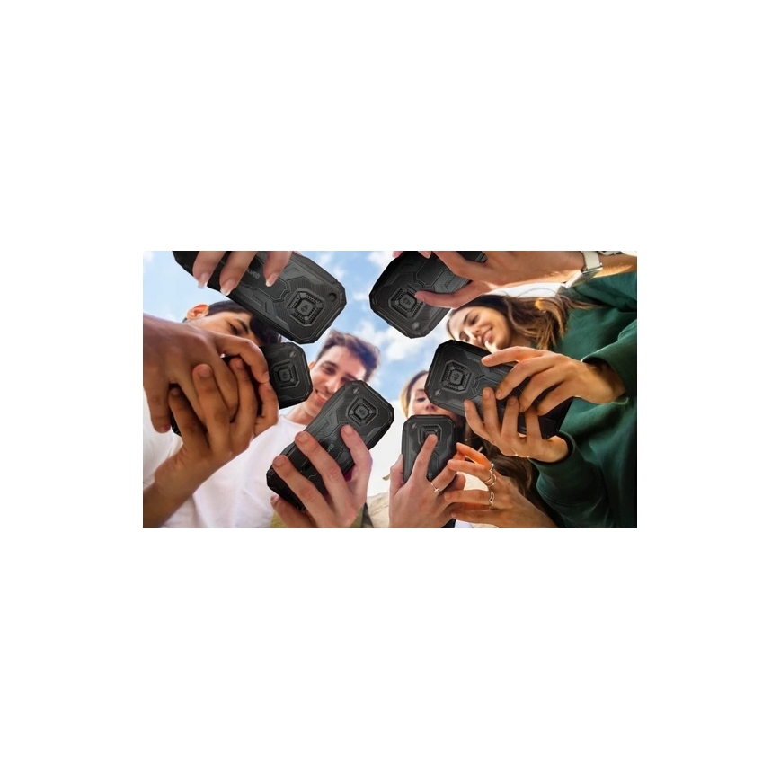 Evolveo - MaxPhone A1, tlačítkový Dual SIM telefon, černá