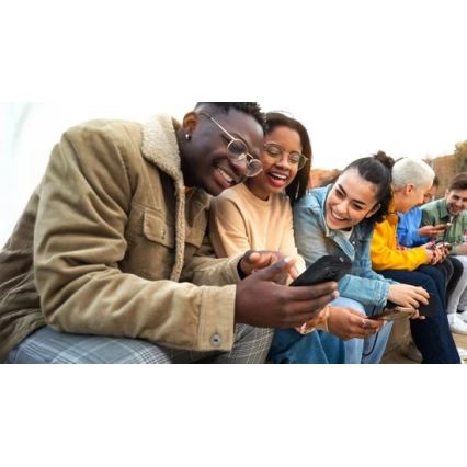 Evolveo - MaxPhone A1, tlačítkový Dual SIM telefon, černá