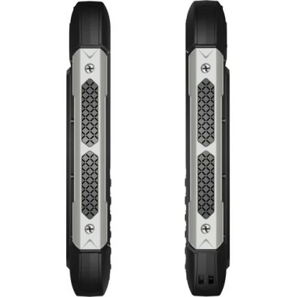 Evolveo - StrongPhone H1, vodotěsný Dual SIM telefon černá/stříbrná