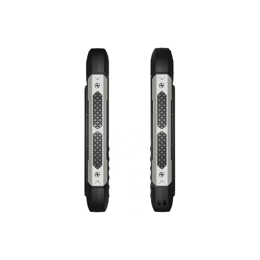 Evolveo - StrongPhone H1, vodotěsný Dual SIM telefon černá/stříbrná