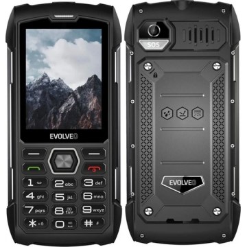 Evolveo - StrongPhone H1, vodotěsný Dual SIM telefon, černo-šedý