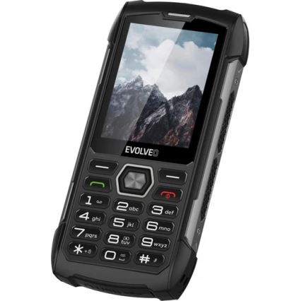 Evolveo - StrongPhone H1, vodotěsný Dual SIM telefon, černo-šedý