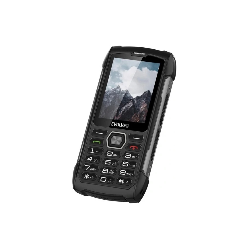 Evolveo - StrongPhone H1, vodotěsný Dual SIM telefon, černo-šedý