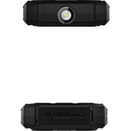 Evolveo - StrongPhone H1, vodotěsný Dual SIM telefon, černo-stříbrná