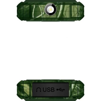 Evolveo - StrongPhone H1, vodotěsný Dual SIM telefon, lovecká kamufláž