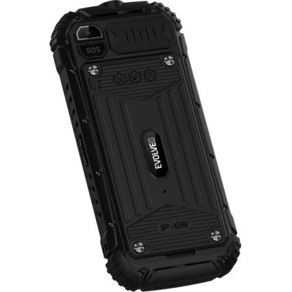 Evolveo - StrongPhone Q1, vodotěsný Dual SIM telefon černá
