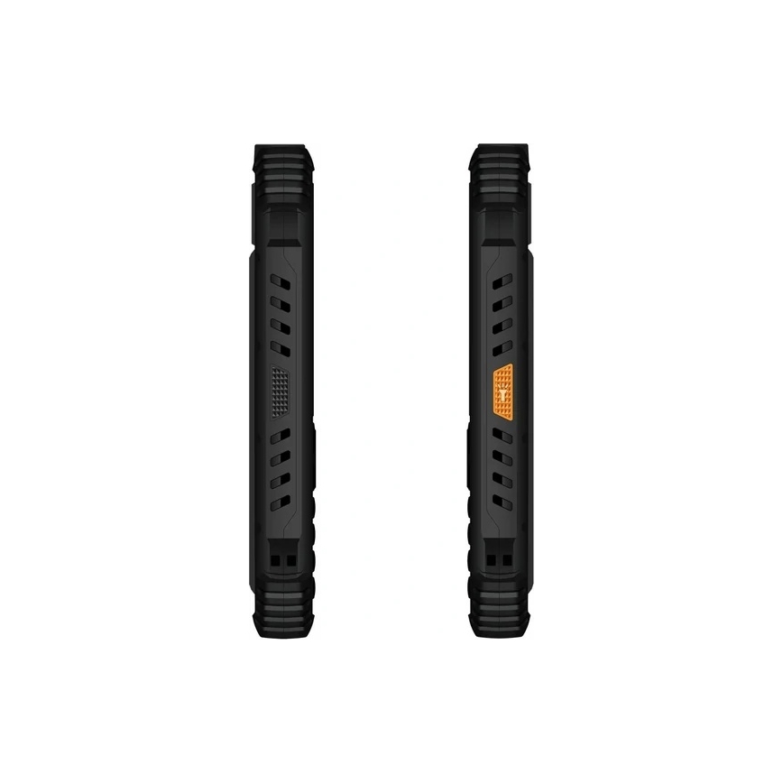 Evolveo - StrongPhone Q1, vodotěsný Dual SIM telefon, černo - oranžová