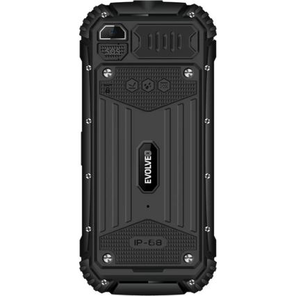Evolveo - StrongPhone Q1, vodotěsný Dual SIM telefon, černý