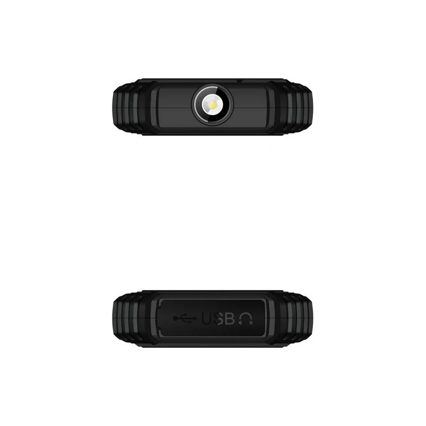 Evolveo - StrongPhone Q1, vodotěsný Dual SIM telefon, černý