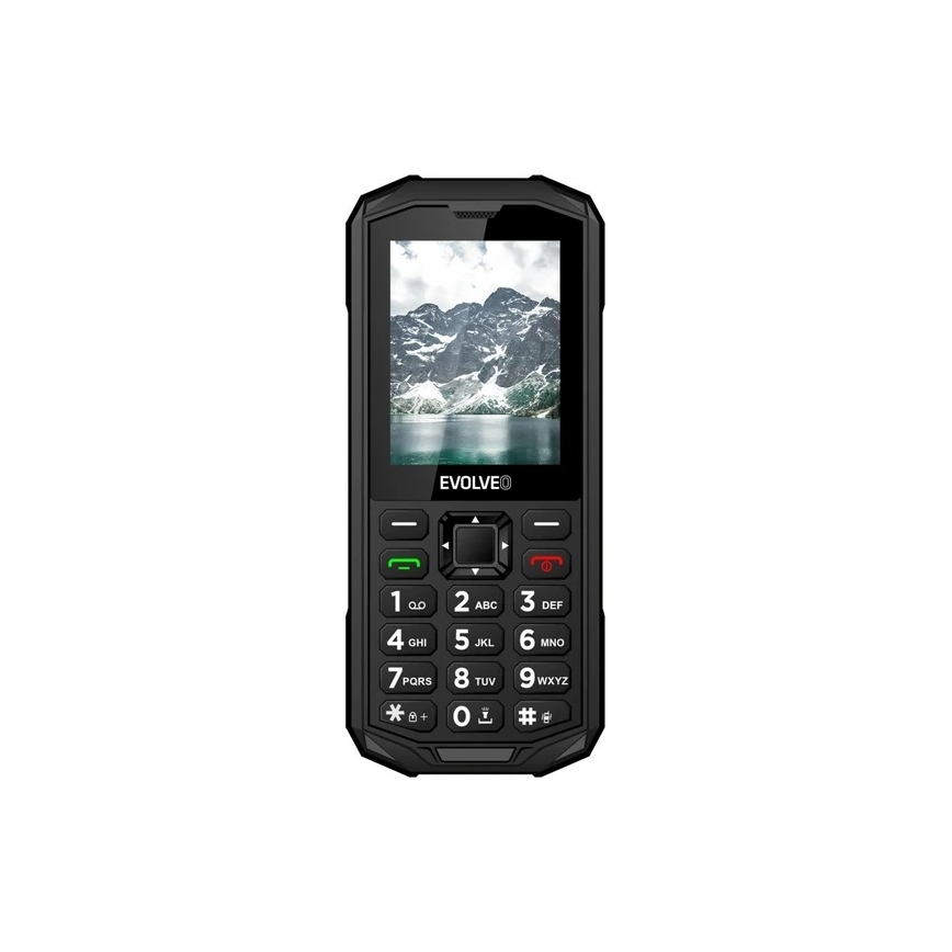 Evolveo - StrongPhone X5, vodotěsný Dual SIM telefon, černo-šedá