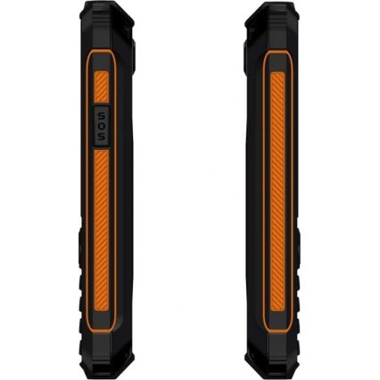Evolveo - StrongPhone Z6, vodotěsný Dual SIM telefon černá/oranžová