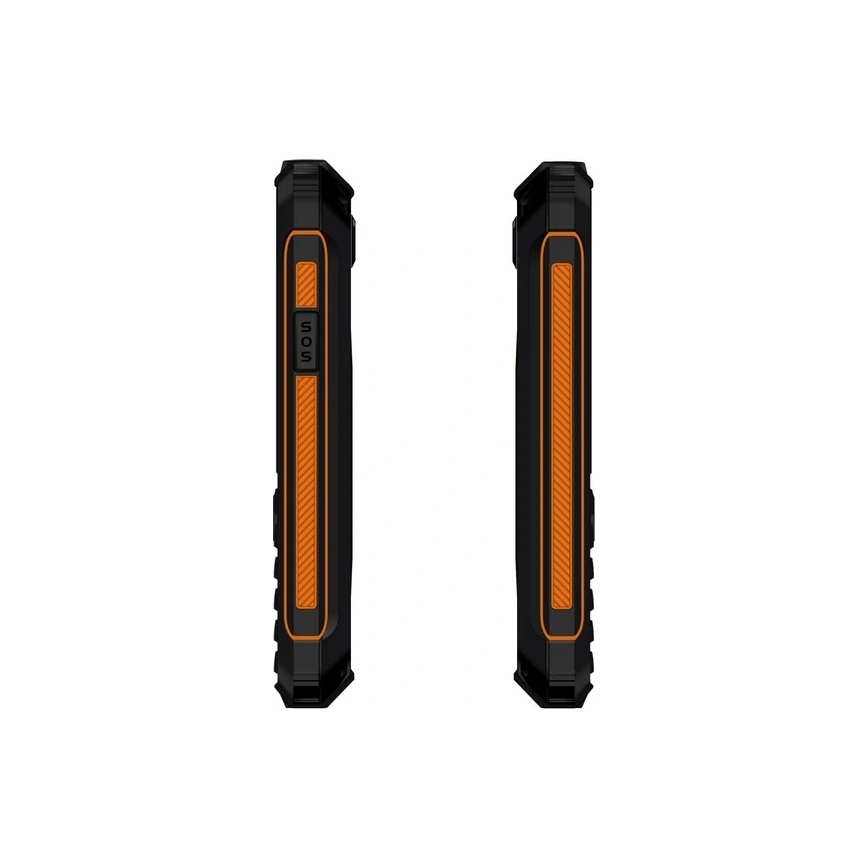 Evolveo - StrongPhone Z6, vodotěsný Dual SIM telefon černá/oranžová