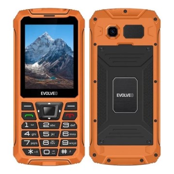 Evolveo - StrongPhone Z6, vodotěsný Dual SIM telefon, oranžová