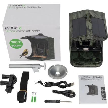 Evolveo - StrongVision BirdFeeder - chytré krmítko pro ptáky s kamerou