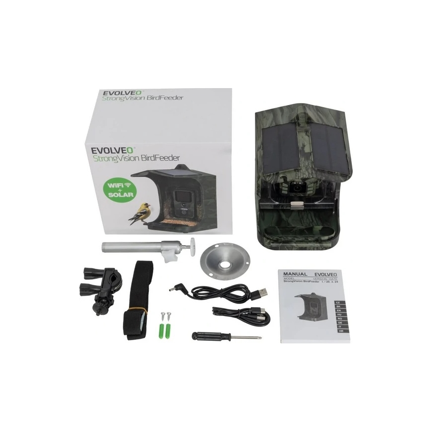 Evolveo - StrongVision BirdFeeder - chytré krmítko pro ptáky s kamerou