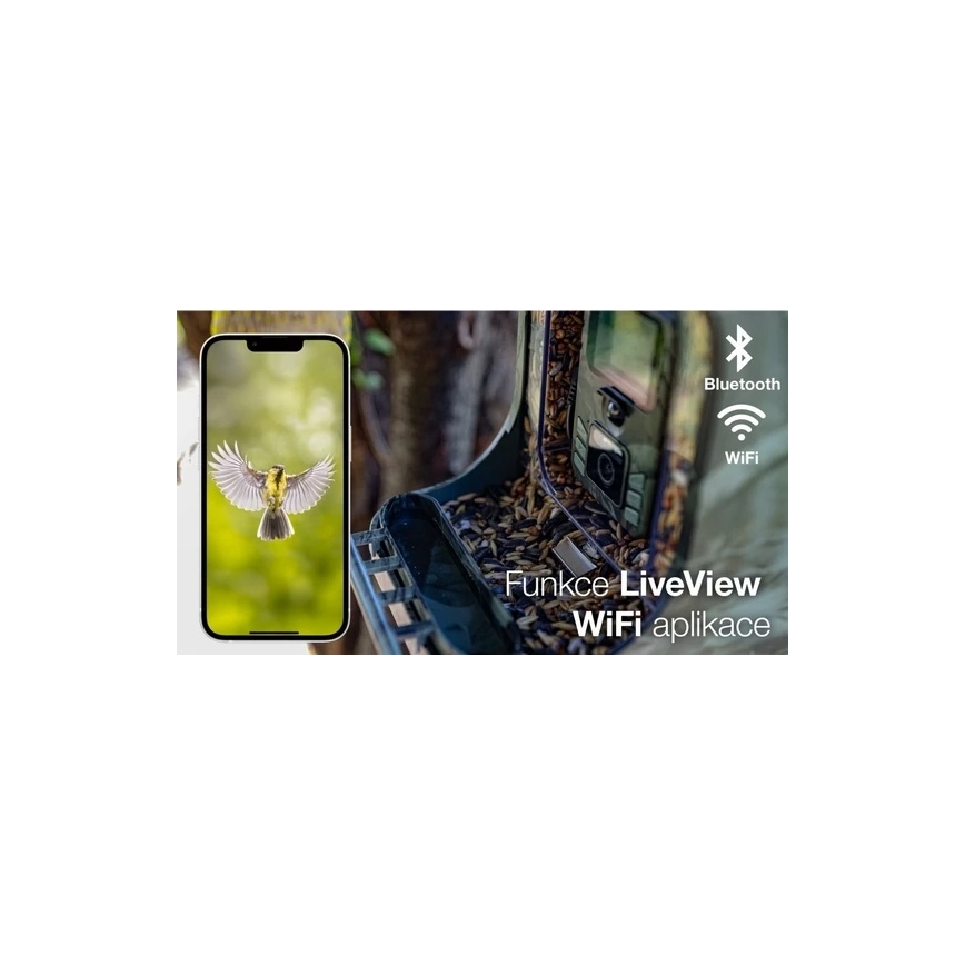 Evolveo - StrongVision BirdFeeder - chytré krmítko pro ptáky s kamerou