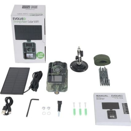 Evolveo - StrongVision Solar WiFi, fotopast s WiFi a solárním panelem
