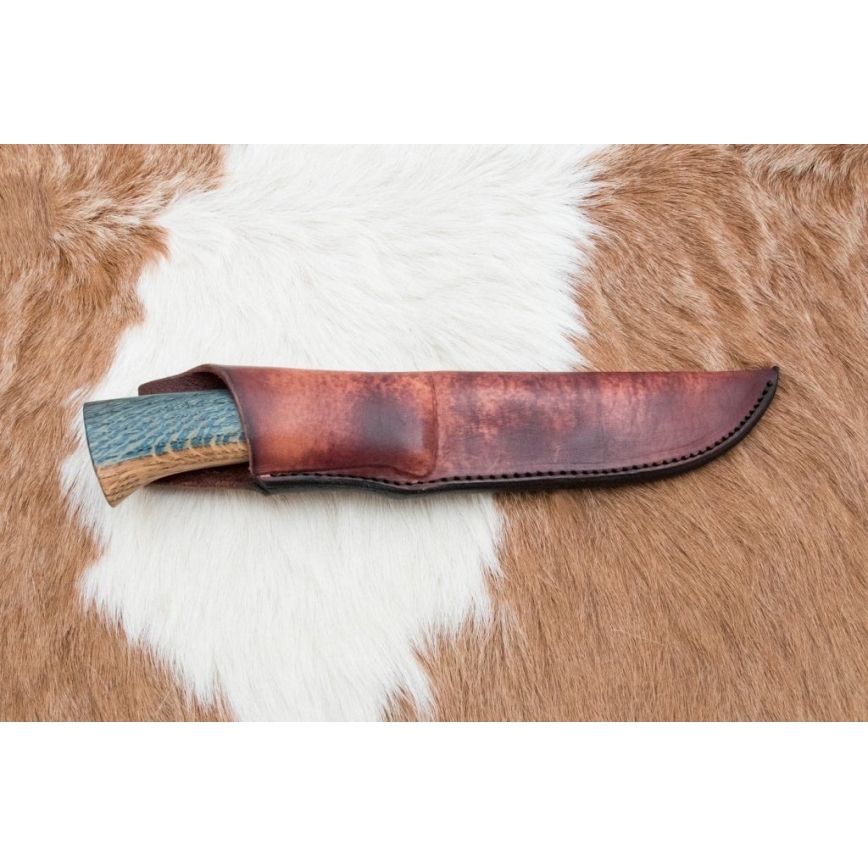 Exkluzivní damaškový nůž 12,7 cm dub/eben