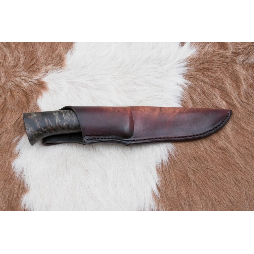 Exkluzivní damaškový nůž 12,7 cm javor/achát