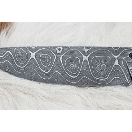 Exkluzivní damaškový nůž 12,7 cm javor/achát