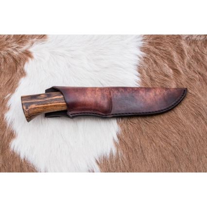 Exkluzivní damaškový nůž 12 cm bocote/eben