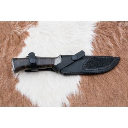 Exkluzivní damaškový nůž 13,8 cm javor