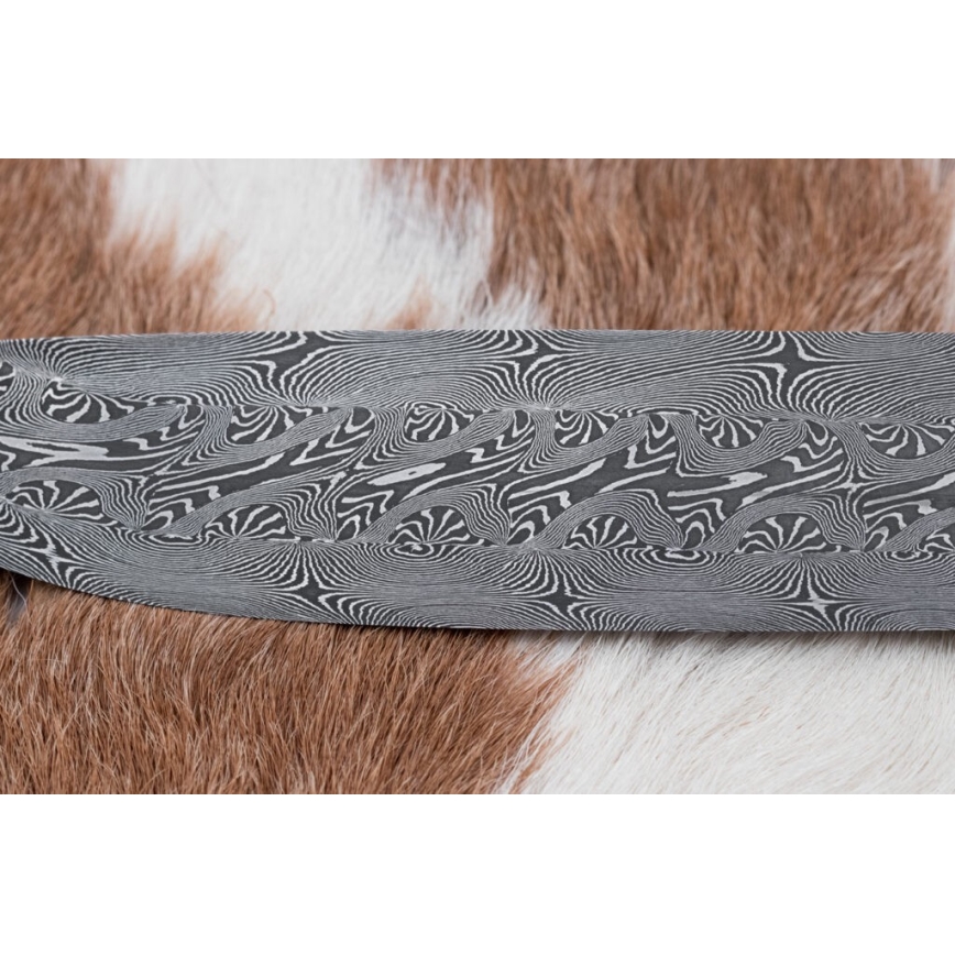 Exkluzivní damaškový nůž 13,8 cm javor