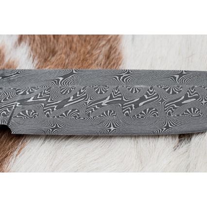 Exkluzivní damaškový nůž 13,8 cm javor