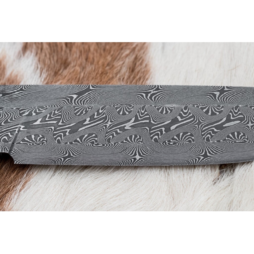 Exkluzivní damaškový nůž 13,8 cm javor