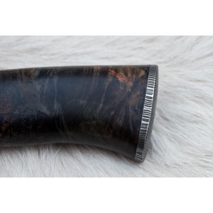 Exkluzivní damaškový nůž 13,8 cm javor