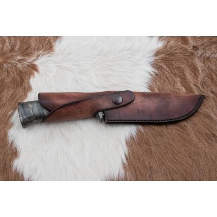 Exkluzivní damaškový nůž 14 cm jasan