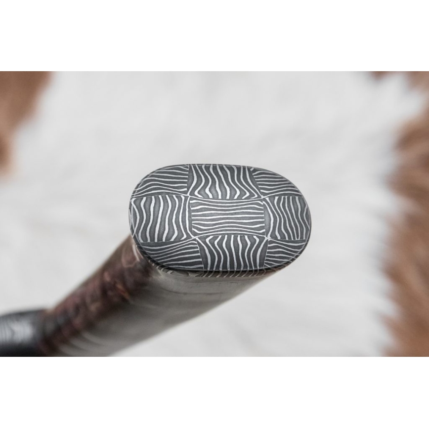 Exkluzivní damaškový nůž 14 cm jasan