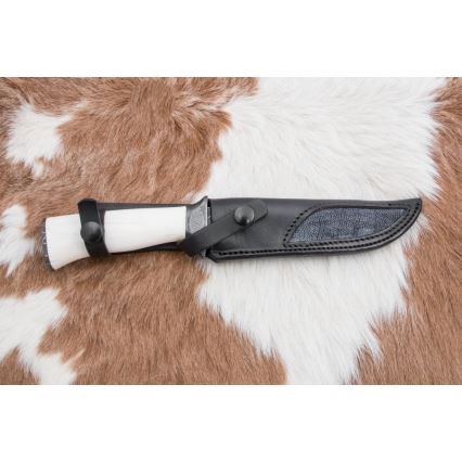 Exkluzivní damaškový nůž 15 cm mamutí kel